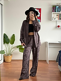 Premium kalite gömlekli saten takım